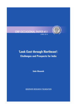 Look East through Northeast - Observer Research Foundation