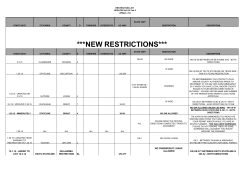 NEW RESTRICTIONS - Oklahoma Department of Public Safety
