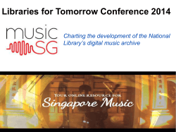 MusicSG - Library Association of Singapore