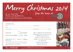 CULINARY HQ christmas 2014 order form A5.cdr