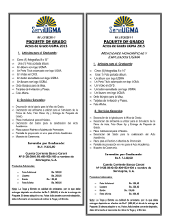 PAQUETE DE GRADO ABRIL
