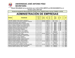 Administración de Empresas - Universidad José Antonio Páez