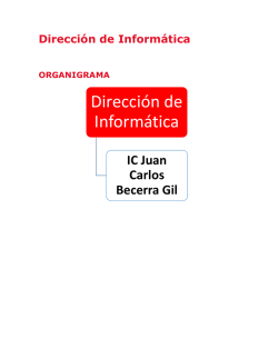 Direcci&oacute;n de Inform&aacute;tica