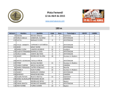Pista Femenil - ExactusJueceo