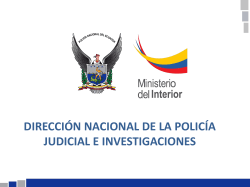 Capturados Nacionales - Policia Judicial Ecuador