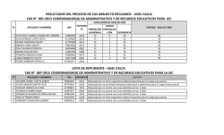 lista de depurados - ugel calca cas n° 007