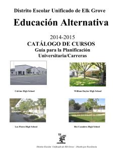 Distrito Escolar Unificado de Elk Grove Educaci&oacute;n Alternativa