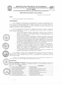 276-2015 - Municipalidad Provincial de Huamanga
