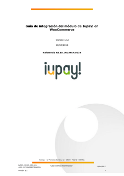 Gu&iacute;a de integraci&oacute;n iupay para WooCommerce