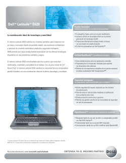 Dell™ Latitude™ D620