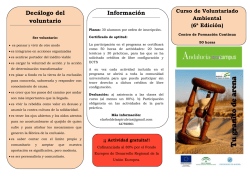 el tríptico en PDF - Asociación Serbal Almeria