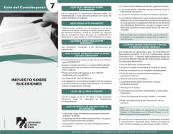 Impuesto sobre Sucesiones - Direcci&oacute;n General de Impuestos Internos