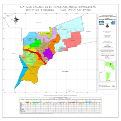 Mapa del Cantón San Pablo 09, Distrito 01