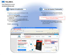 Gu&iacute;a R&aacute;pida Servicio Claro Video