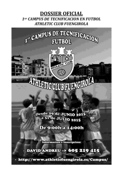 DOSSIER OFICIAL - Athletic Club Fuengirola