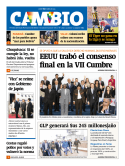 EEUU trab&oacute; el consenso final en la VII Cumbre