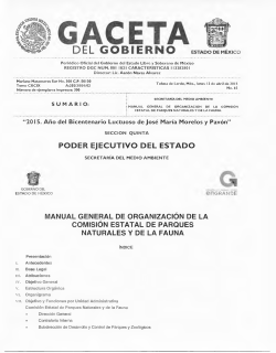 PODER EJECUTIVO DEL ESTADO - Gobierno del Estado de México