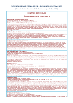 intercambios escolares - Ministerio de Educaci&oacute;n, Cultura y Deporte