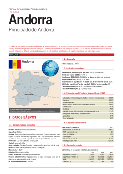 Andorra - Ministerio de Asuntos Exteriores y de Cooperación