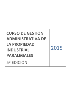 Programa - Oficina Española de Patentes y Marcas