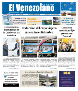 Edición 247 - El Venezolano de Panamá