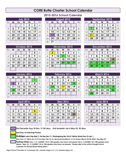 2015 2016 Calendar for Web - CORE Butte Charter School