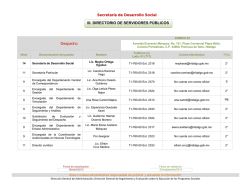 Directorio - Transparencia