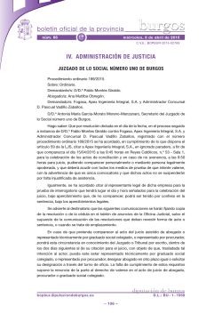 Anuncio 201502769 - Boletín Oficial de la Provincia de Burgos