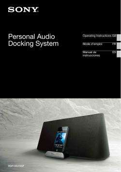 Personal Audio Docking System - Migros
