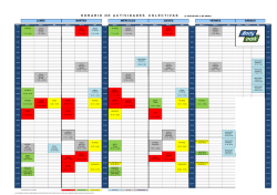 Horarios - New Body Park
