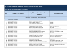 LOTAIP Literal b2) Distributivo de personal de