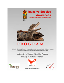 P#R#O#G#R#A#M/ - National Invasive Species Awareness Week