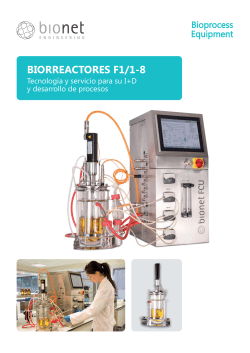 Catalogo Fermentadores/Biorreactores F1/1-8