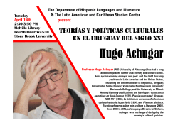 Hugo Achugar - Stony Brook University