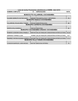 Lista de postulantes admitidos en formato PDF