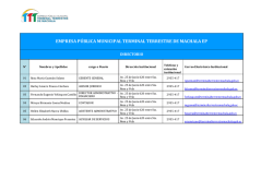 Directorio de la instituci&oacute;n - Terminal Terrestre de Machala