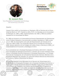 Dr. Joaquin Ruiz - Foro Consultivo