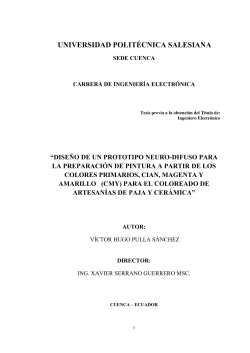 Dise&ntilde;o de un prototipo neuro-difuso para la preparaci&oacute;n de pintura
