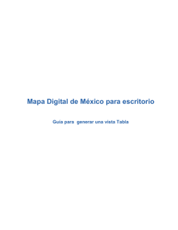Gu&iacute;a para generar una vista Tabla