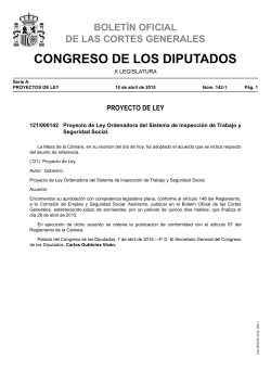 A-142-1 - Congreso de los Diputados