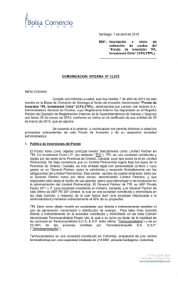 ci12673 - inscripción fondo de inversión cfilvtpl