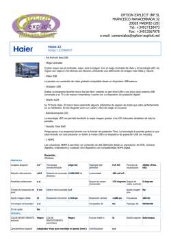 Hoja de producto - Option Explicit