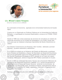 Lic. Misael López Vergara