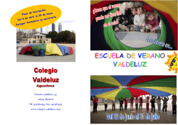Escuela de verano - Colegio Valdeluz