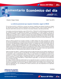 Abril 7. La reforma pensional que requiere Colombia: según