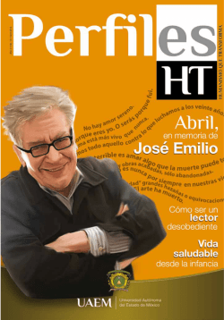 editoriales - Perfiles HT - Universidad Aut&oacute;noma del Estado de M&eacute;xico