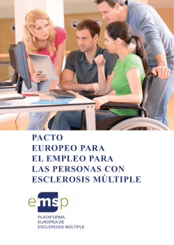 pacto europeo para el empleo para las personas con esclerosis