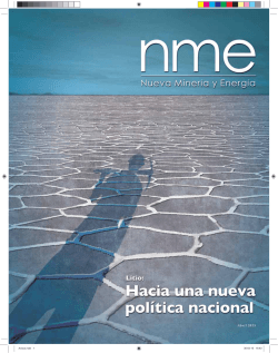 Por - Revista Nueva Minería y Energía