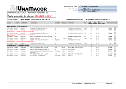 INFORME DE CARGA - PEDIDOS PENDIENTES