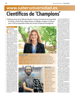 Científicos de `Champions` - Especiales de Diario de Cádiz